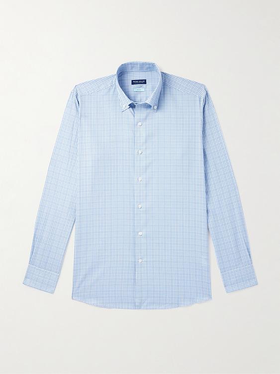 Light blue casual shirt from Peter Millar
