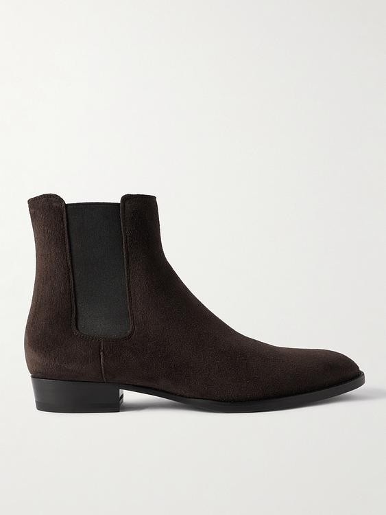 Black chelsea boots from Saint Laurent