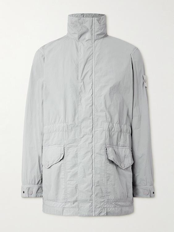 Grey casual jacket from Stone Island
