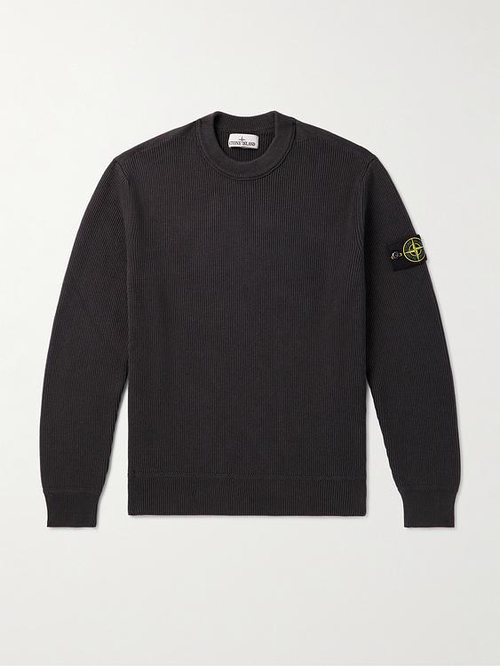 Black sweater from Stone Island