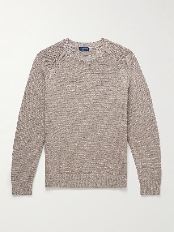 Grey sweater from Peter Millar