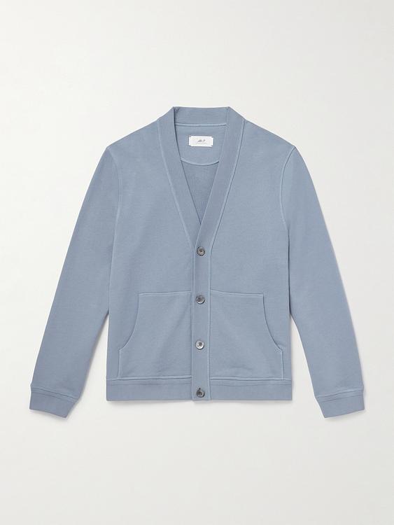 Blue cardigan from Mr P.