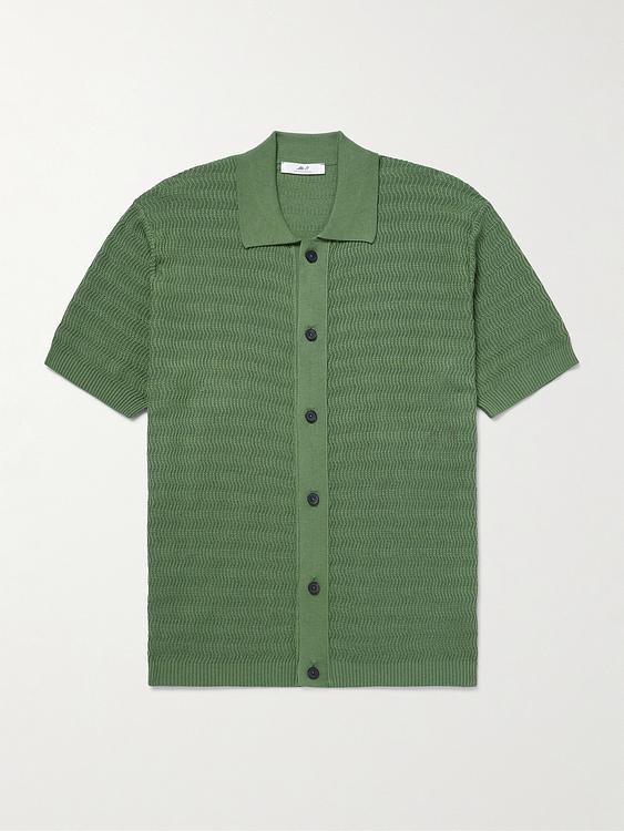 Green short sleeve shirt from Mr P.