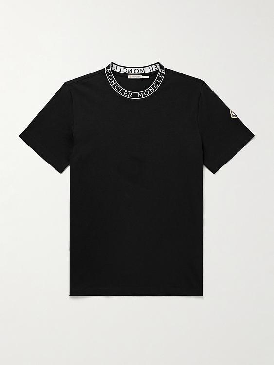 Black t-shirt from Moncler