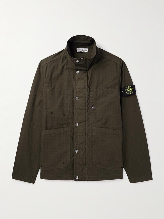 Dark green casual jacket from Stone Island