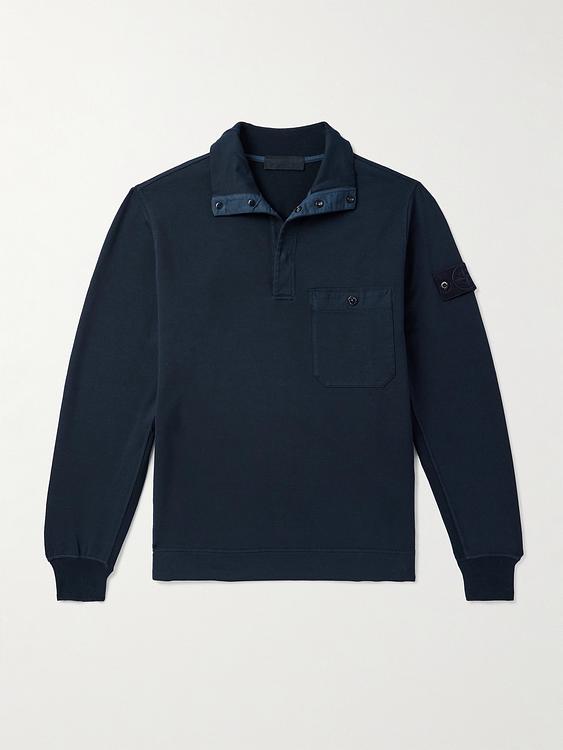 Black half-zip from Stone Island