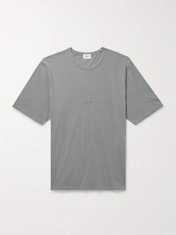 Grey t-shirt from Saint Laurent