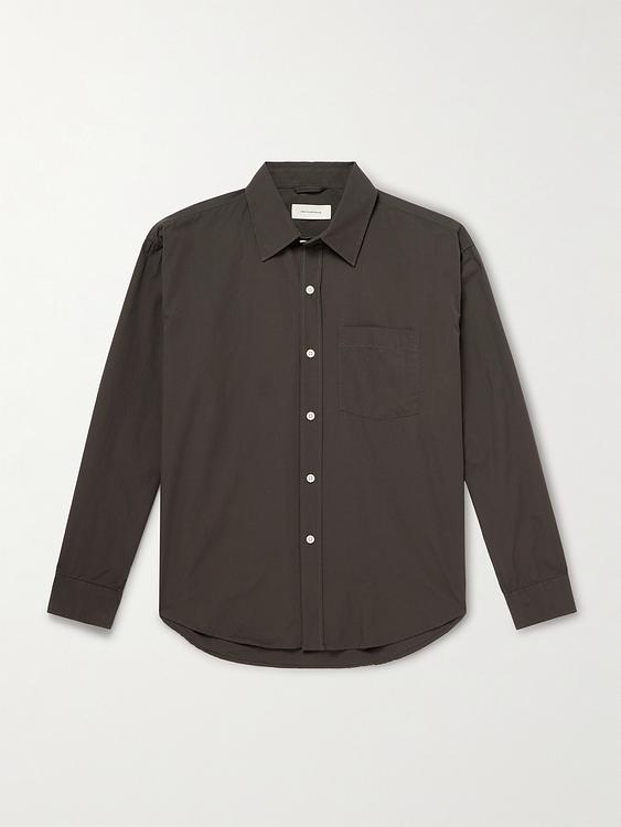 Dark brown casual shirt from Mfpen
