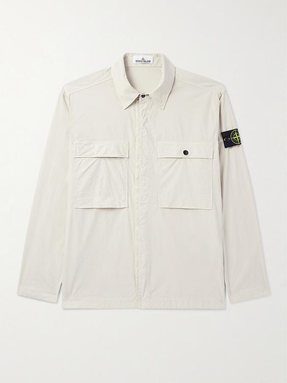 White overshirt from Stone Island