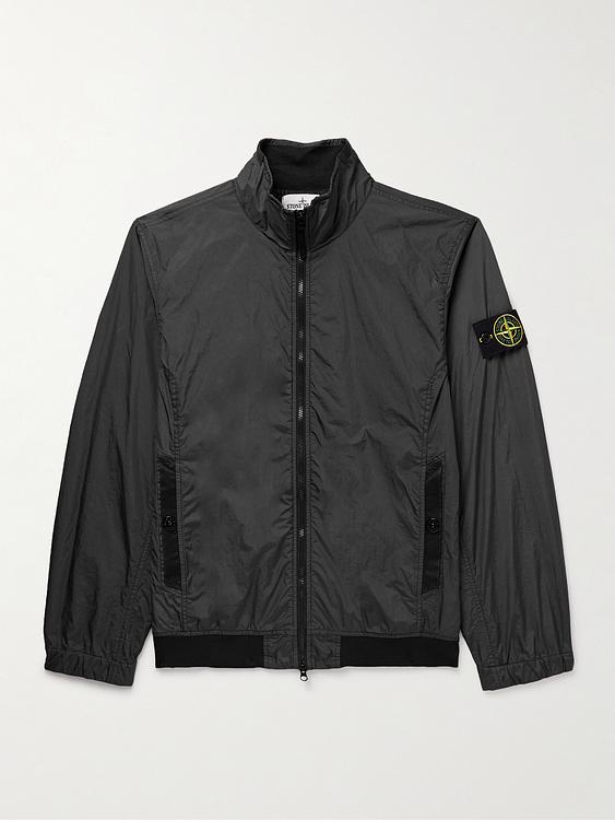 Dark grey bomber jacket from Stone Island