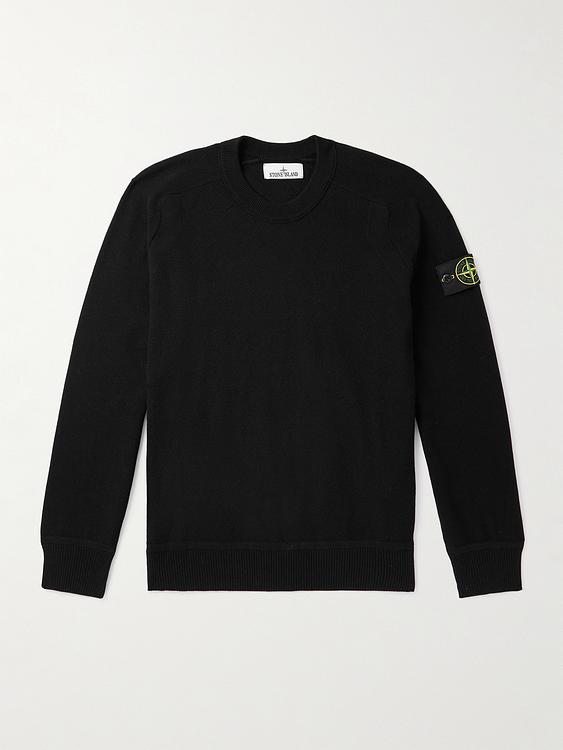 Black sweater from Stone Island