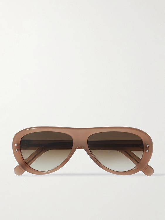 Dark brown d-frame sunglasses from Mr P.