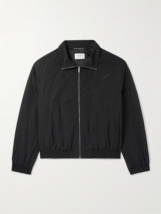 Black bomber jacket from Saint Laurent