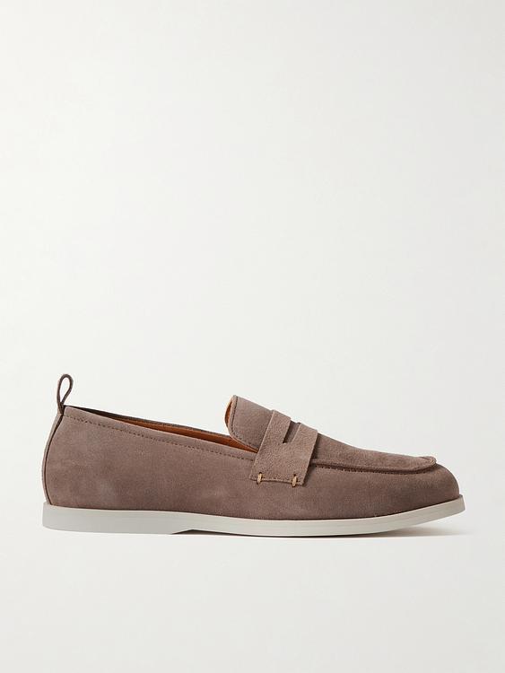 Taupe loafers from Mr P.