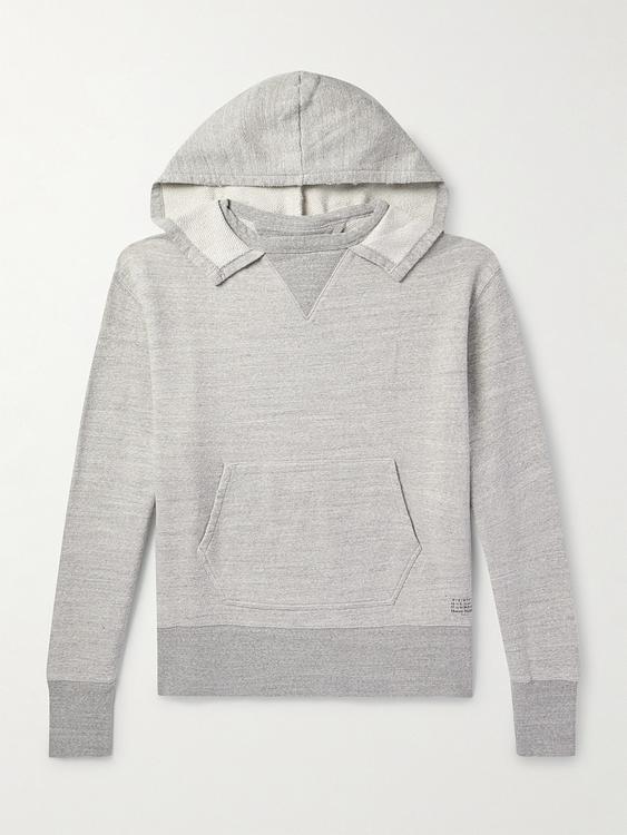 Grey hooded sweatshirt from Maison Margiela
