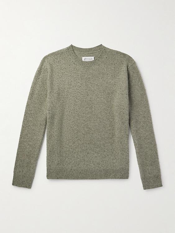 Taupe sweater from Maison Margiela