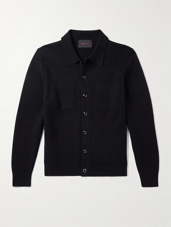 Black cardigan from Simone Rocha