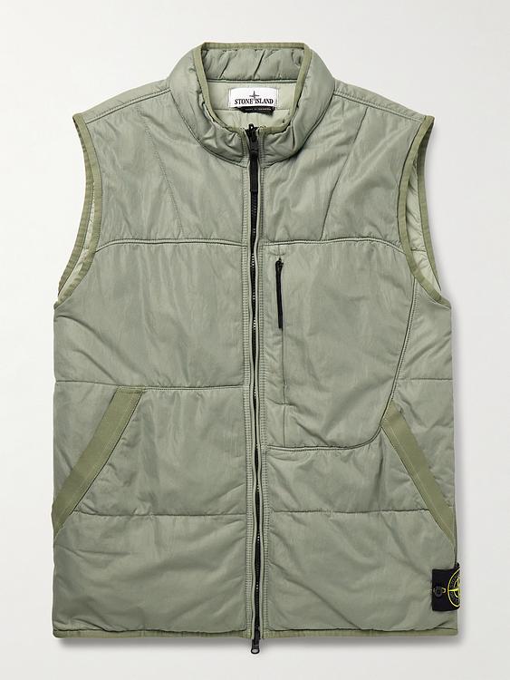 Grey vest from Stone Island