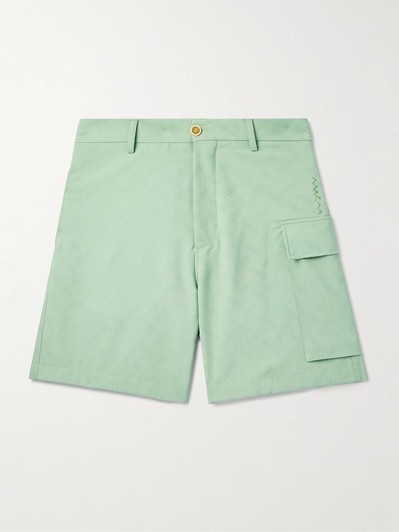 Light green cargo shorts from Marni