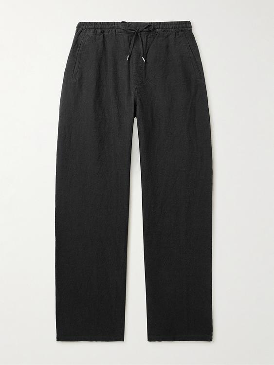 Black linen trousers from A Kind Of Guise
