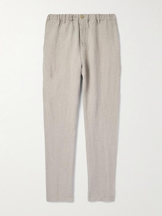 Beige linen trousers from A Kind Of Guise