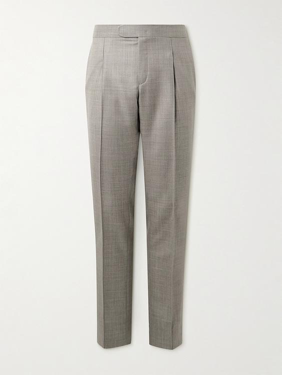 Grey formal trousers from Brioni