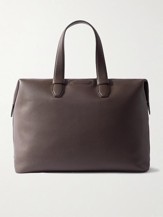 Dark brown weekend bag from Brioni