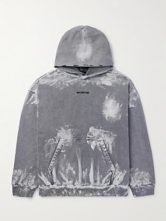 Grey hooded sweatshirt from Balenciaga