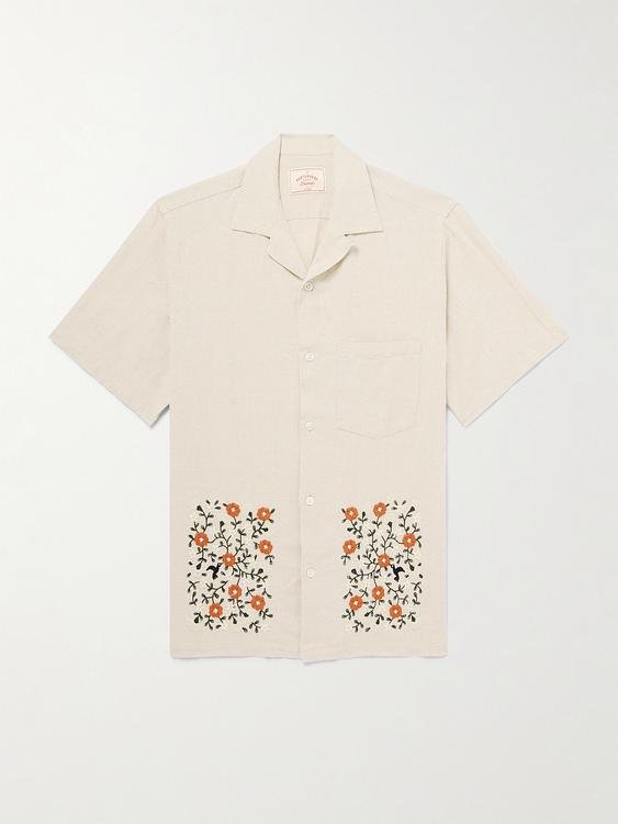 White short sleeve shirt from Portuguese Flannel