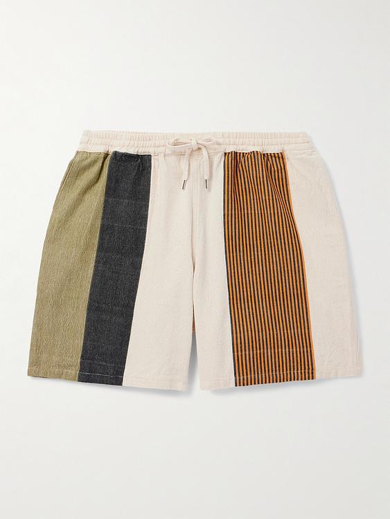 Striped multicolor sweatshorts from A Kind Of Guise