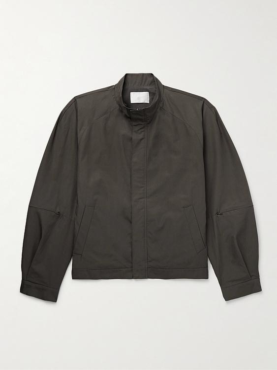 Dark grey casual jacket from Amomento
