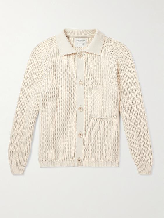 White cardigan from A Kind Of Guise