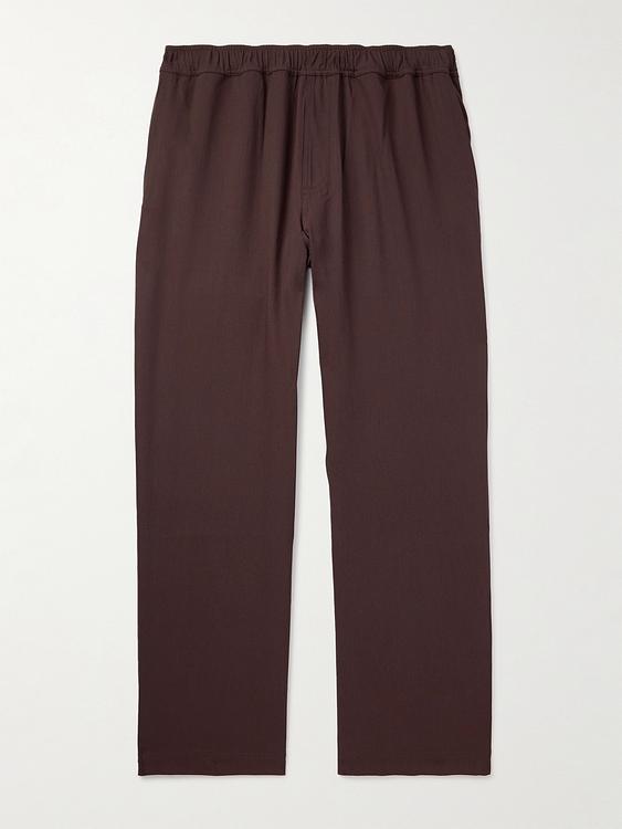 Dark brown casual trousers from Ssam