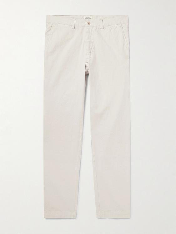 White linen trousers from Hartford