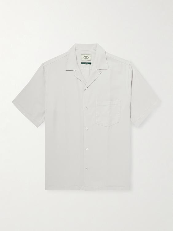 White short sleeve shirt from Portuguese Flannel
