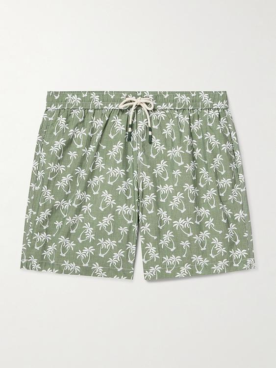 Green swim shorts from Hartford