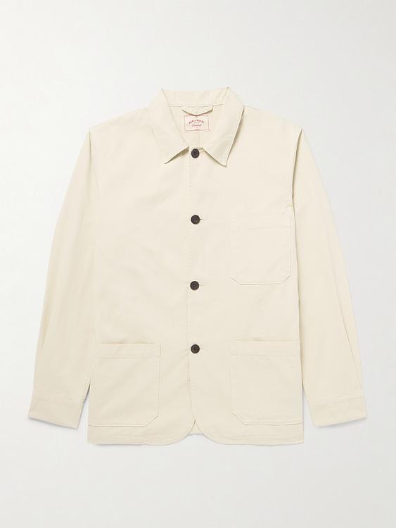 White overshirt from Portuguese Flannel