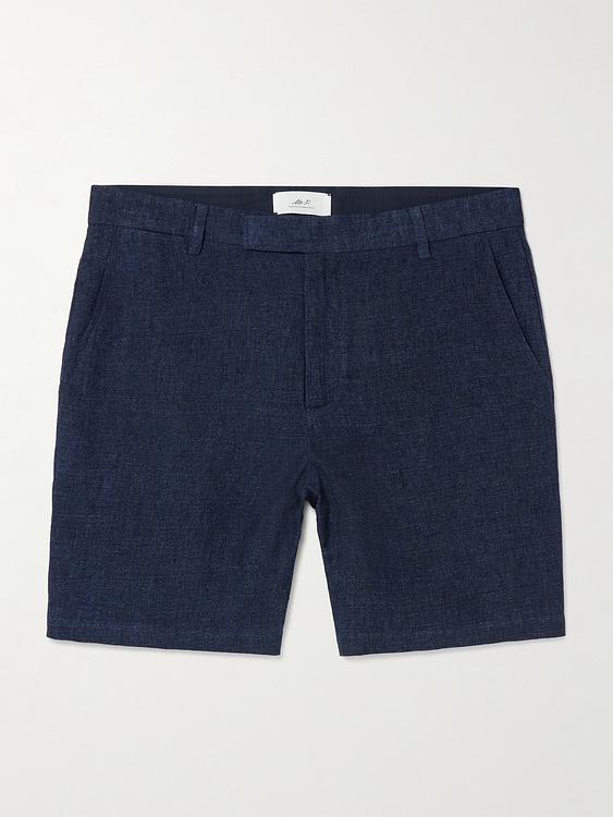 Black chino shorts from Mr P.