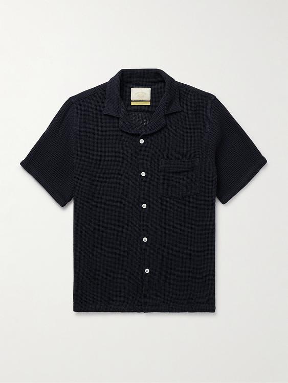 Black short sleeve shirt from Portuguese Flannel