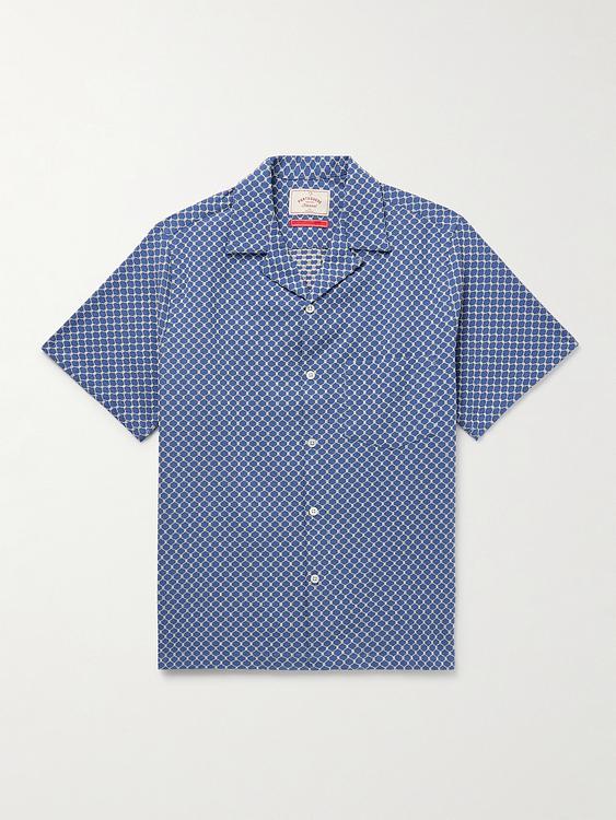 Blue short sleeve shirt from Portuguese Flannel