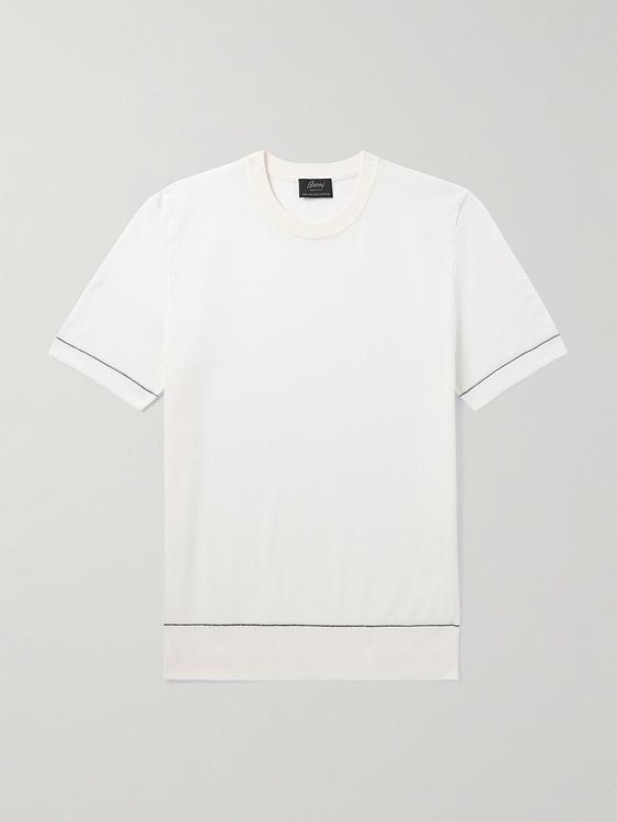 White t-shirt from Brioni