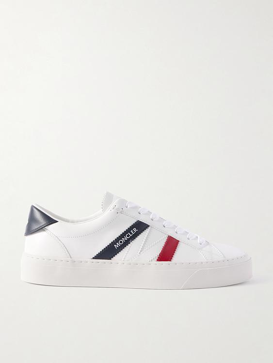 Print white sneakers from Moncler