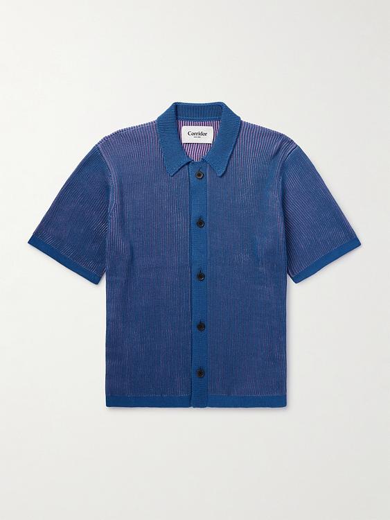 Dark blue short sleeve shirt from Corridor