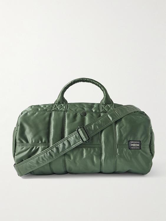 Dark green weekend bag from Porter-Yoshida and Co