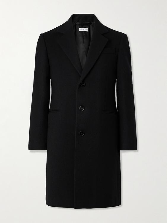 Black coat from Burberry