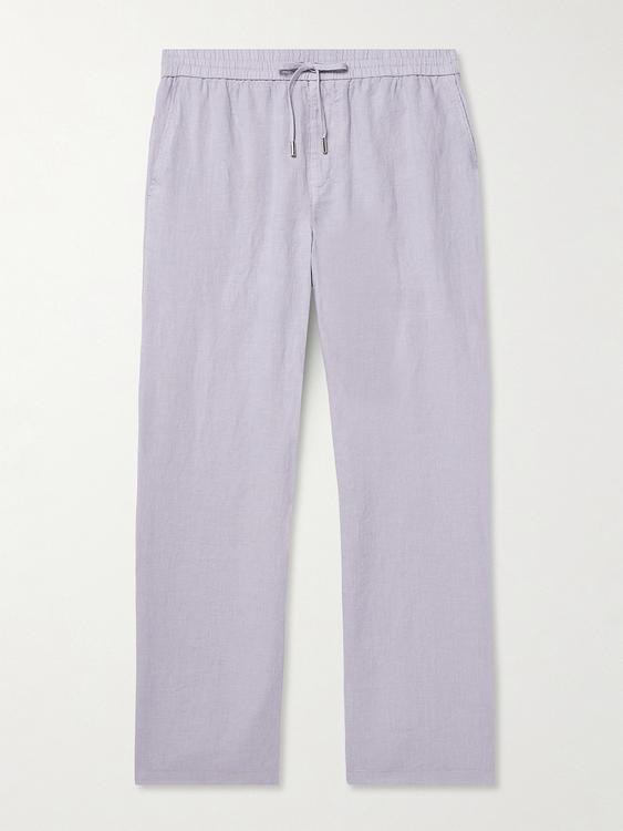 Light purple casual trousers from Mr P.