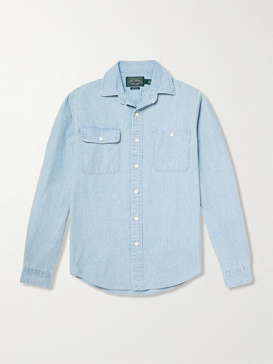 Light blue denim shirt from Polo Ralph Lauren