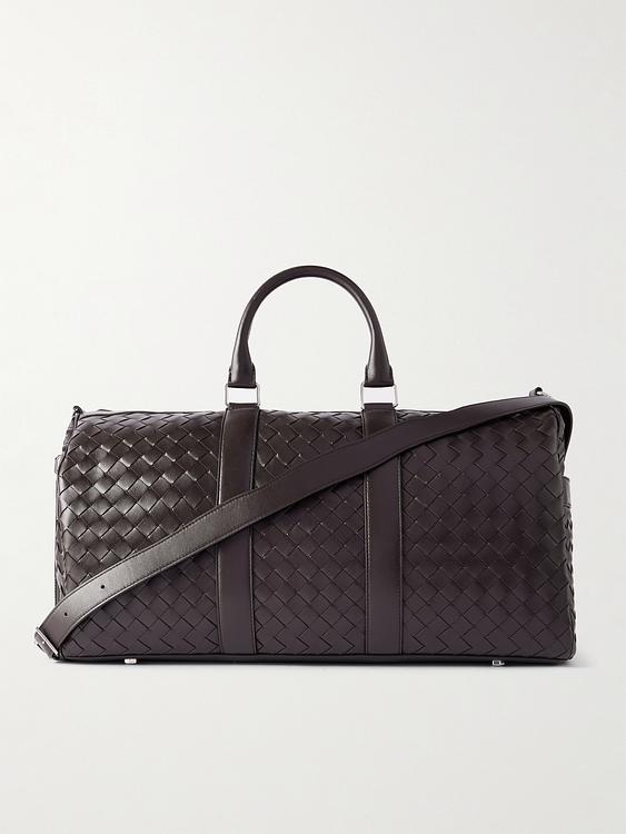 Dark brown weekend bag from Bottega Veneta