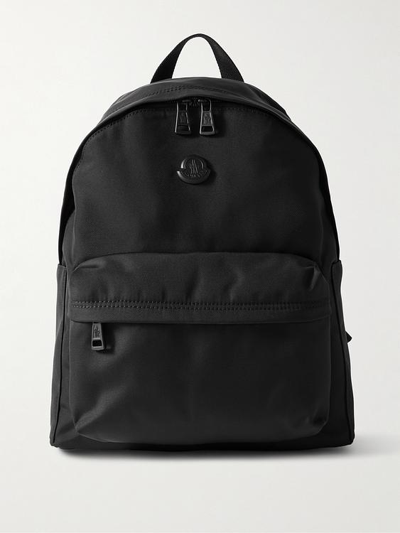 Black backpack from Moncler