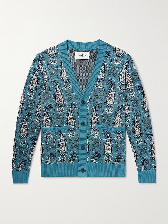 Blue cardigan from Corridor